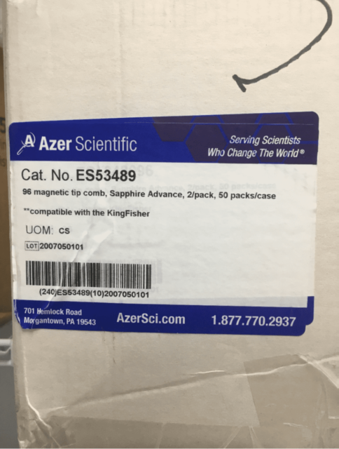 Расческа с 96 наконечниками Azer Scientific CS100 Sapphire Advance
