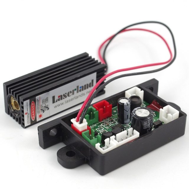 150mW 655nm Красная точка фокусируемый лазерный модуль с 12В TTL