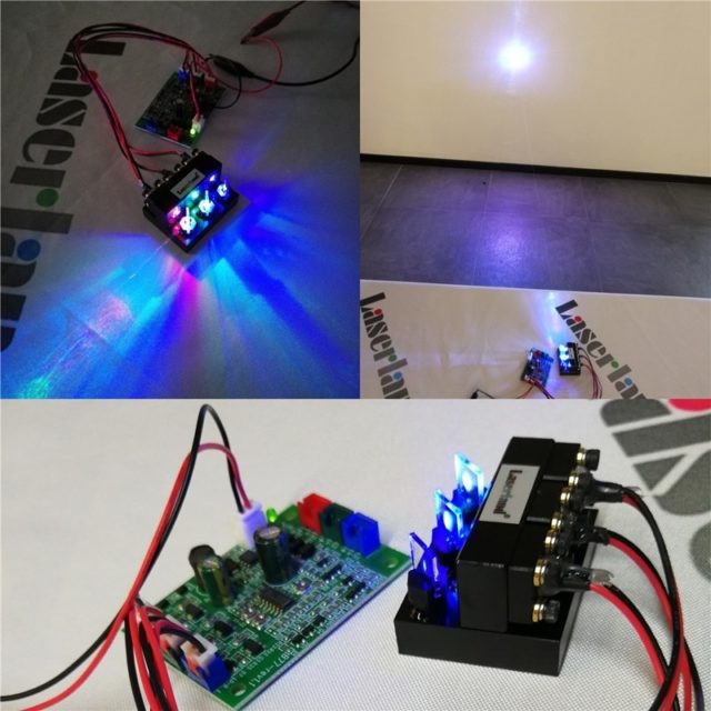 300mW RGB красный зеленый синий комбинированный смешанный белый лазерный модуль мини сценическое освещение