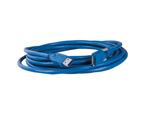 Кабель с фиксатором USB 3.1 Gen 1 Micro-B — USB-A, 5 м