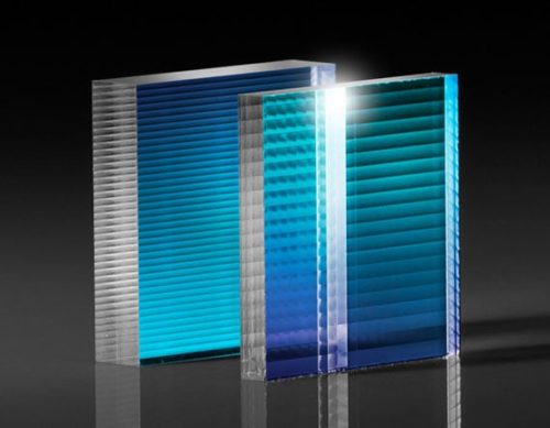 Массив микролинз 10 x 10 мм, шаг 300 мкм, расхождение 0,5°, покрытие UV-VIS
