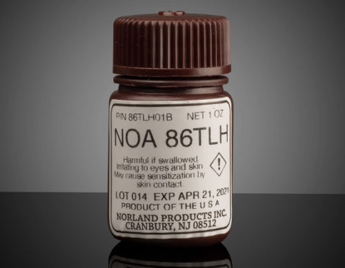 Norland Optical Adhesive NOA 86TLH, 1 унция. Применение Бутылка