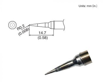 Паяльное жало Hakko T31B-01IL