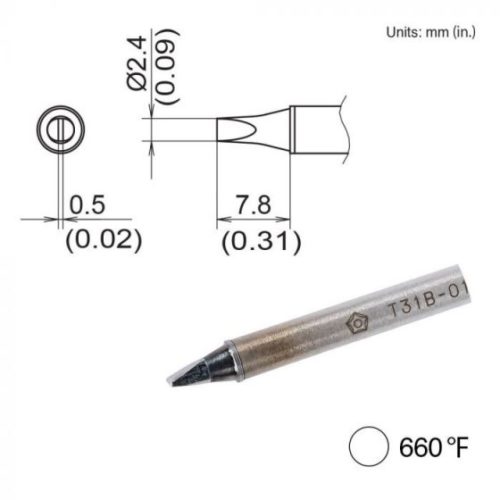 Паяльное жало Hakko T31B-03D24