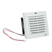 Enclosure Fan Assembly: intake, 13 CFM, 24 VDC operating voltage (PN# 018702-30)