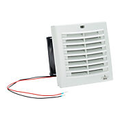 Enclosure Fan Assembly: intake, 13 CFM, 12 VDC operating voltage (PN# 018703-30)