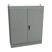 Enclosure: 72 x 60 x 24in, freestanding, carbon steel (PN# 1418ZX24)