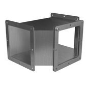 Проходной фитинг Hammond для кабельного канала: тройник, 6 x 6 дюймов (PN # 1487DTSS)