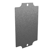 Subpanel: 14 gauge, galvanized steel (PN# 1590ZGRP082PL)