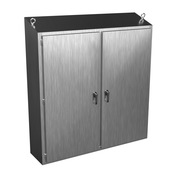 Enclosure: 74 x 75 x 18in, freestanding, 304 stainless steel (PN# 2STFS747518SS)