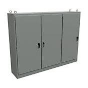 Disconnect Enclosure: 90 x 119 x 24in, freestanding, carbon steel (PN# 3UHD9011924FTC)