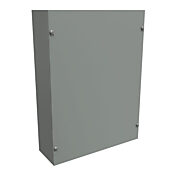 Enclosure: 16 x 12 x 4in, wall mount, carbon steel (PN# CS16124)