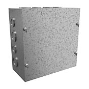 Корпус: 8 x 8 x 4 дюйма, настенное крепление, оцинкованная сталь (PN# CSKOG884)