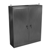 Enclosure: 72 x 60 x 18in, freestanding, 304 stainless steel (PN# HN4FS726018SS)