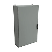 Корпус: 60 x 36 x 12 дюймов, настенное крепление, углеродистая сталь (PN# HW603612GYHK)