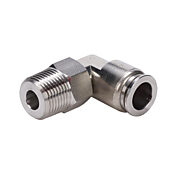 Pneumatic Push-to-connect Fitting: elbow (PN# ME10M-38R-SS)