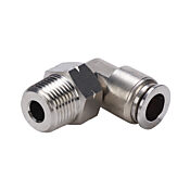 Pneumatic Push-to-connect Fitting: elbow (PN# ME38-38N-SS)