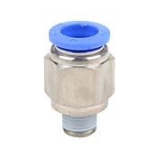 Pneumatic Push-to-connect Fitting: 5/pk, straight (PN# MS10M-18R)