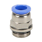 Pneumatic Push-to-connect Fitting: 5/pk, straight (PN# MS10M-38G)