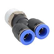 Pneumatic Push-to-connect Fitting: 5/pk, Y (PN# MY10M-12R)