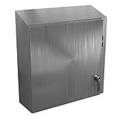 Disconnect Enclosure: 24 x 26 x 8in, wall mount, 304 stainless steel (PN# N412242608CSSSTD)