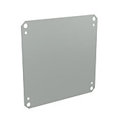 Subpanel: 10.2 x 10.2in, 12 gauge, galvanized steel (PN# NP1212CG)