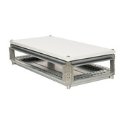 Roof/base Set: 800 x 400mm (WxD), carbon steel (PN# OKKTB8040)