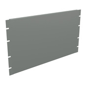 Hammond Rack Panel: 6U, flanged, carbon steel (PN# PBFS19010GY2)