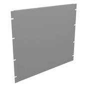 Hammond Rack Panel: 9U, flanged, carbon steel (PN# PBFS19015LG2)