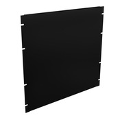 Hammond Rack Panel: 10U, flanged, carbon steel (PN# PBFS19017BK2)