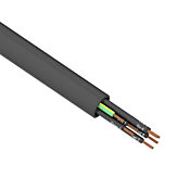 Flexible Multi-conductor Power/control Cable: 12 AWG, cut to length (PN# PMTC-12U-7BK-1)