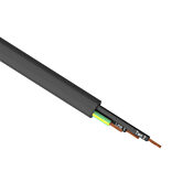 Flexible Multi-conductor Power/control Cable: 14 AWG, cut to length (PN# PMTC-14U-3BK-1)