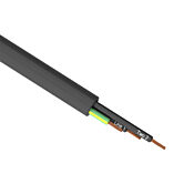 Flexible Multi-conductor Power/control Cable: 18 AWG, cut to length (PN# PMTC-18U-3BK-1)