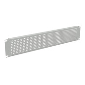 Hammond Rack Panel: 2U, flanged, carbon steel (PN# PPFS19003LG2)