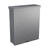 Enclosure: 15 x 12 x 4in, wall mount, galvanized steel (PN# RSC121504G)