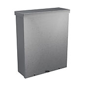 Enclosure: 15 x 12 x 4in, wall mount, galvanized steel (PN# RSC121504GNK)