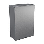 Enclosure: 18 x 12 x 6in, wall mount, galvanized steel (PN# RSC121806G)