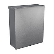 Enclosure: 18 x 15 x 6in, wall mount, galvanized steel (PN# RSC151806G)