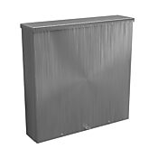 Enclosure: 18 x 18 x 4in, wall mount, 304 stainless steel (PN# RSC181804NKSS)