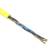 Sensor/actuator Cable: 22 AWG, cut to length (PN# SAC-22-3U-1YL-1)