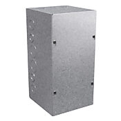 Корпус: 12 x 6 x 6 дюймов, настенное крепление, оцинкованная сталь (PN# SC061206G)