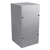 Корпус: 12 x 6 x 6 дюймов, настенное крепление, оцинкованная сталь (PN# SC061206GNK)