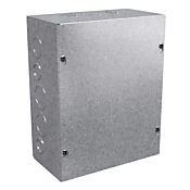 Корпус: 10 x 8 x 4 дюйма, настенное крепление, оцинкованная сталь (PN# SC081004G)