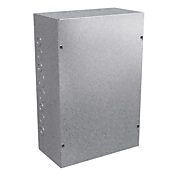 Enclosure: 18 x 12 x 6in, wall mount, galvanized steel (PN# SC121806G)