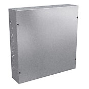 Enclosure: 18 x 18 x 4in, wall mount, galvanized steel (PN# SC181804G)