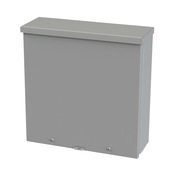 Корпус: 12 x 12 x 4 дюйма, настенное крепление, углеродистая сталь (PN# SCE-12R124)