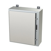 Disconnect Enclosure: 24 x 21 x 8in, wall mount, 316L stainless steel (PN# SCE-24HS2108SS6LP)