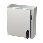 Disconnect Enclosure: 24 x 21 x 8in, wall mount, 316L stainless steel (PN# SCE-24XEL2108SS6LP)