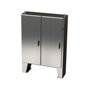 Disconnect Enclosure: 60 x 61 x 12in, floor mount, 304 stainless steel (PN# SCE-60XEL6112SSLP)