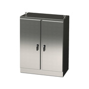 Enclosure: 72 x 60 x 24in, freestanding, 316L stainless steel (PN# SCE-72EL6024SS6FSD)